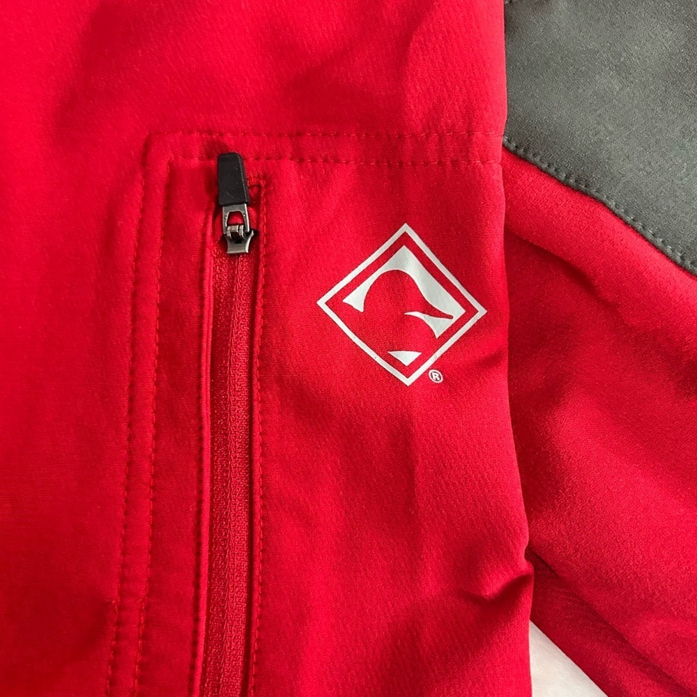 Dri Duck DDX Motion Soft Shell Jacket Mens Large Red Black Full Zip Work Outdoor - Picture 10 of 11